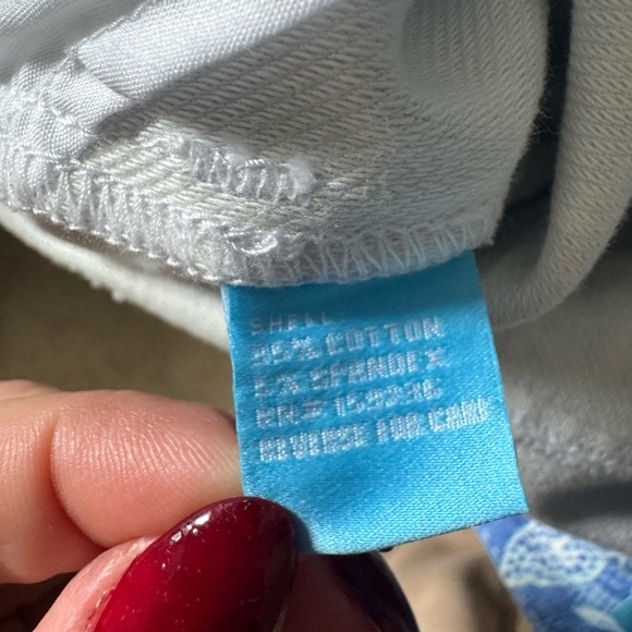 J MCLAUGHLIN NEWPORT CAPRI PANT S HAWAIIAN PRINT TROPICAL CATALINA CLOTH Sz 4 - Picture 9 of 13